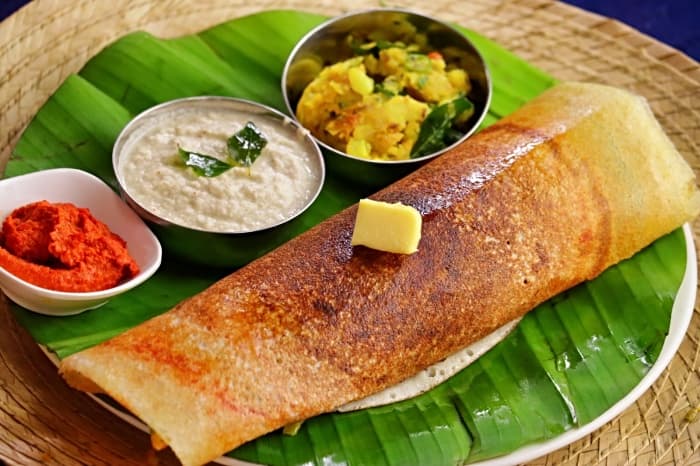 Butter Sada (Plain) Dosa