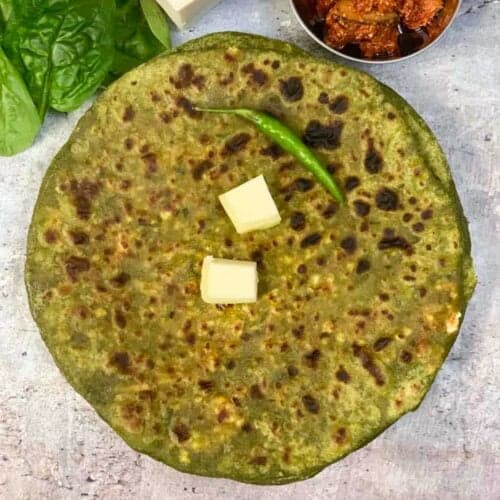 Methi/Spinach Paratha